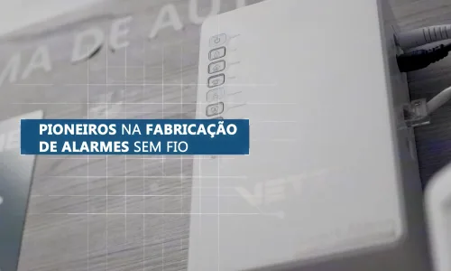 Tecnologia profissional de alarmes sem fio Vetti